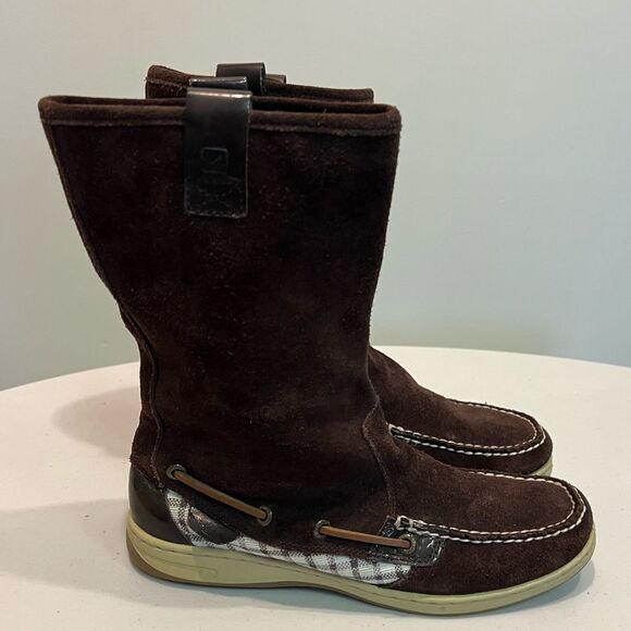 Sperry Top-Sider Womens Sandfish Boots Brown 7.5M - Picture 1 of 7